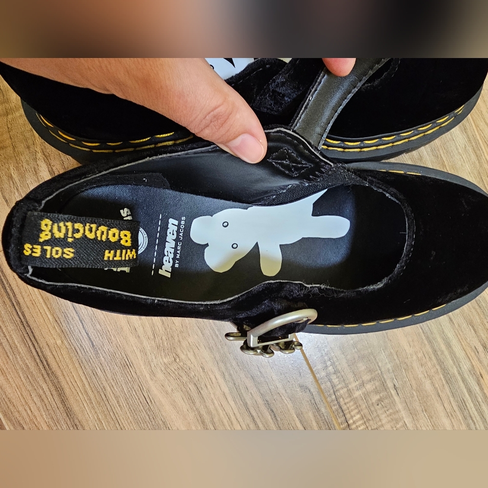 ♥️🧸HOST PICK🧸♥️Dr. Martens ADDINA HEAVEN BY MARC JACOBS VELVET SHOES - Picture 13 of 16